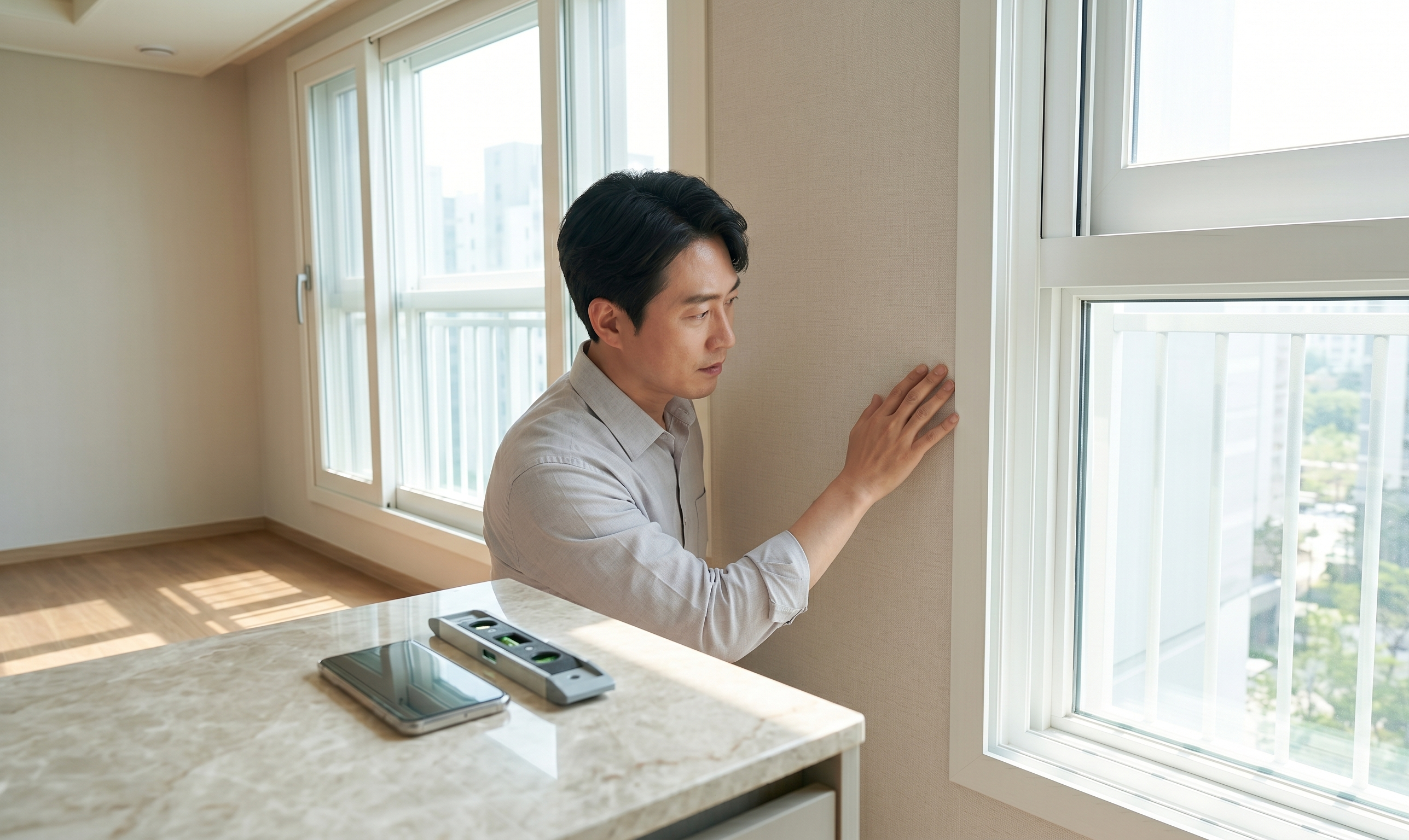 한화포레나안산고잔2차 사전점검 일정 (26.6.27~28) 글에서 설명하는 시공·점검 방법과 절차를 실제로 보여주는 본문 속 현장